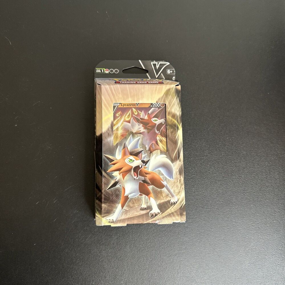 Lycanroc V Battle Deck Sealed Pokemon Box Nintendo 2021